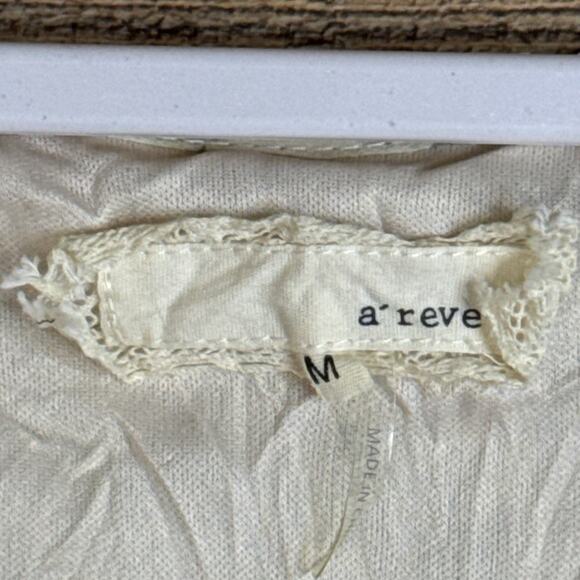 A'reve Sleeveless Midi Dress Floral Green Lace Size Medium - Picture 4 of 10